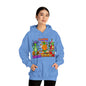 Happy Hallothanksmas Hooded Sweatshirt, Grinch Hoodie, Grinch Day, Merry Grinchmas, Halloween Hoodie, Christmas Hoodie, Thanksgiving Hoodie