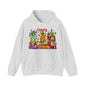 Happy Hallothanksmas Hooded Sweatshirt, Grinch Hoodie, Grinch Day, Merry Grinchmas, Halloween Hoodie, Christmas Hoodie, Thanksgiving Hoodie
