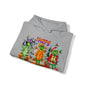 Happy Hallothanksmas Hooded Sweatshirt, Grinch Hoodie, Grinch Day, Merry Grinchmas, Halloween Hoodie, Christmas Hoodie, Thanksgiving Hoodie