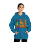 Happy Hallothanksmas Hooded Sweatshirt, Grinch Hoodie, Grinch Day, Merry Grinchmas, Halloween Hoodie, Christmas Hoodie, Thanksgiving Hoodie