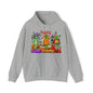 Happy Hallothanksmas Hooded Sweatshirt, Grinch Hoodie, Grinch Day, Merry Grinchmas, Halloween Hoodie, Christmas Hoodie, Thanksgiving Hoodie