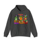 Happy Hallothanksmas Hooded Sweatshirt, Grinch Hoodie, Grinch Day, Merry Grinchmas, Halloween Hoodie, Christmas Hoodie, Thanksgiving Hoodie