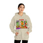 Happy Hallothanksmas Hooded Sweatshirt, Grinch Hoodie, Grinch Day, Merry Grinchmas, Halloween Hoodie, Christmas Hoodie, Thanksgiving Hoodie
