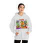 Happy Hallothanksmas Hooded Sweatshirt, Grinch Hoodie, Grinch Day, Merry Grinchmas, Halloween Hoodie, Christmas Hoodie, Thanksgiving Hoodie