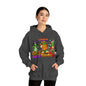 Happy Hallothanksmas Hooded Sweatshirt, Grinch Hoodie, Grinch Day, Merry Grinchmas, Halloween Hoodie, Christmas Hoodie, Thanksgiving Hoodie
