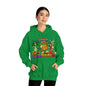 Happy Hallothanksmas Hooded Sweatshirt, Grinch Hoodie, Grinch Day, Merry Grinchmas, Halloween Hoodie, Christmas Hoodie, Thanksgiving Hoodie