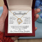 To My Granddaughter | I Am Always In Your Corner | Forever Love Necklace