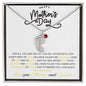 Happy Mother's Day | For All You Are And All You Do | Baby Feet Necklace with Birthstone