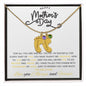 Happy Mother's Day | For All You Are And All You Do | Baby Feet Necklace with Birthstone