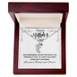 Happy Mother's Day | No Matter What Life Throws At You: | Baby Feet Necklace with Birthstone
