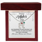 Happy Mother's Day | No Matter What Life Throws At You: | Baby Feet Necklace with Birthstone