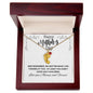 Happy Mother's Day | No Matter What Life Throws At You: | Baby Feet Necklace with Birthstone