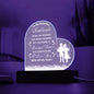 To My Beautiful Soulmate | A Beautiful Purpose | Heart Acrylic Plaque