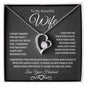 To My Beautiful Wife | Your Last Everything | BW | Forever Love Necklace