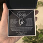 To My Beautiful Wife | Your Last Everything | BW | Forever Love Necklace
