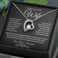 To My Beautiful Wife | Your Last Everything | BW | Forever Love Necklace