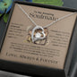 To My Amazing Soulmate | I Found My Missing Piece | Forever Love Necklace | Wife Girlfriend Soulmate Gift, Anniversary Christmas Gift for Her