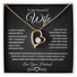 To My Beautiful Wife | Your Last Everything | BW | Forever Love Necklace