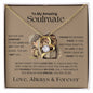 To My Amazing Soulmate | I Found My Missing Piece | Forever Love Necklace | Wife Girlfriend Soulmate Gift, Anniversary Christmas Gift for Her