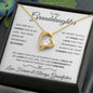 To My Granddaughter | I Am Always In Your Corner | Forever Love Necklace