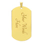To My Son | Never Forget | Dog Tag