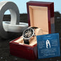 To My Amazing Husband | In Plain And Simple Words | Men's Openwork Watch