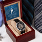 To My Amazing Husband | In Plain And Simple Words | Men's Openwork Watch