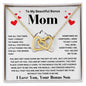 To My Beautiful Bonus Mom | For All The Special Little Things | Interlocking Hearts Necklace