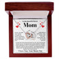 To My Beautiful Bonus Mom | For All The Special Little Things | Interlocking Hearts Necklace