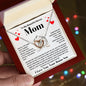 To My Beautiful Bonus Mom | For All The Special Little Things | Interlocking Hearts Necklace