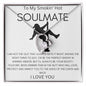 To My Smokin' Hot Soulmate | Your Booty-Touchin' Beer-Drinkin' Pain | Forever Love Necklace