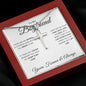To My Boyfriend | Your Last Everything | Stainless Steel Cross Necklace