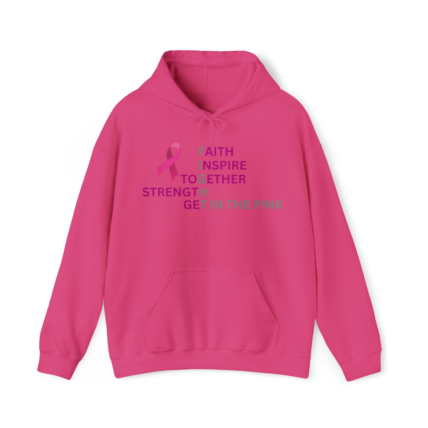 Breast Cancer Awareness Hoodie, Breast Cancer Month Hooded Sweatshirt