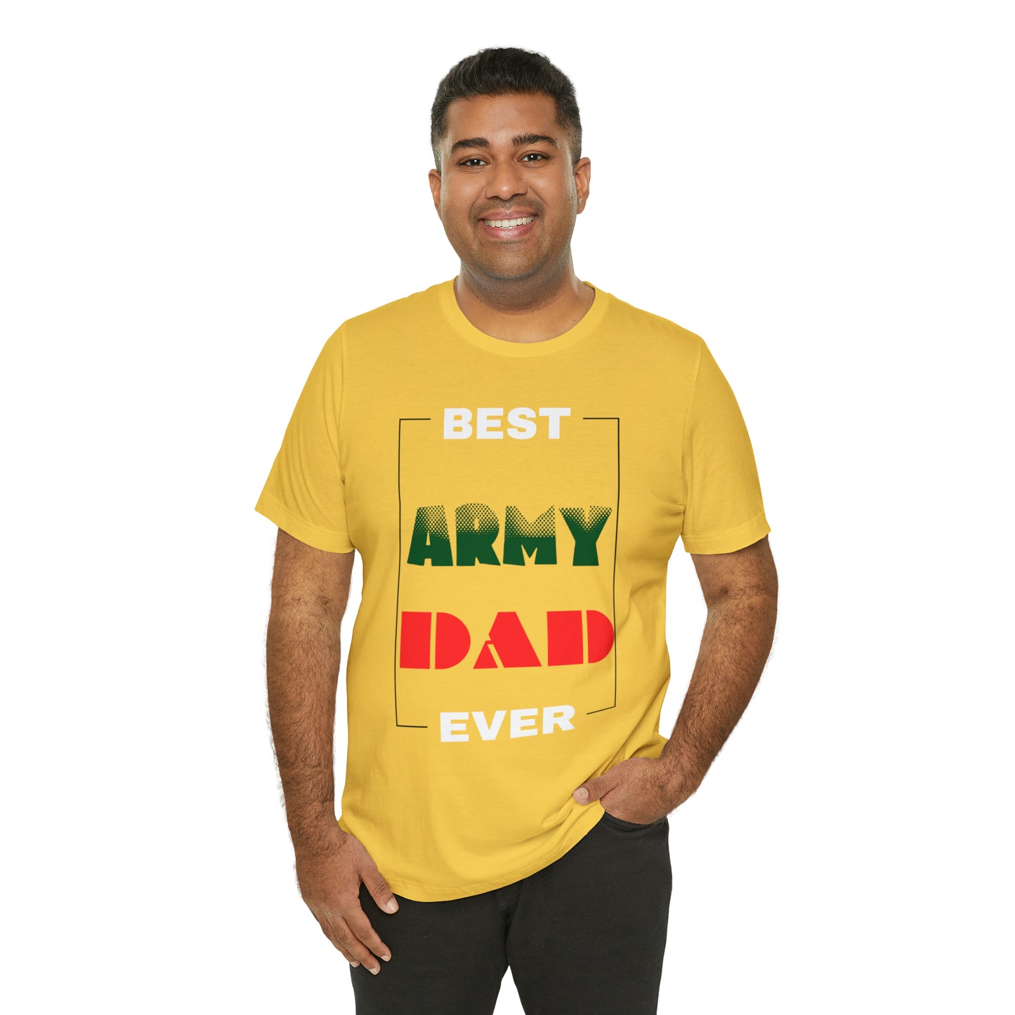 Best Dad Ever (ARMY) T-Shirt Gift for Father's Day, Father, Son, Birthday, Any Occasion