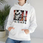 Horror Characters Friends Hoodie, Halloween Hoodie Both Print, Halloween Horror Characters ,Friends Halloween Hoodie