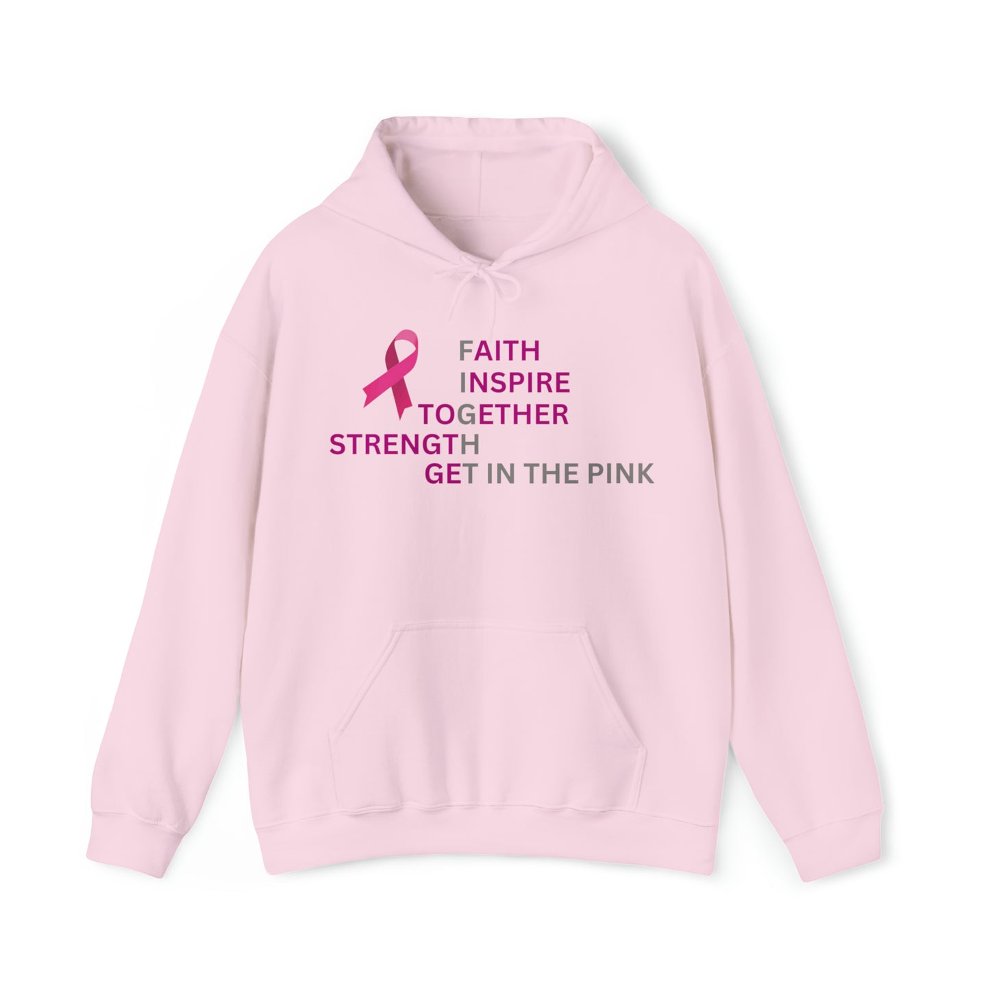 Breast Cancer Awareness Hoodie, Breast Cancer Month Hooded Sweatshirt