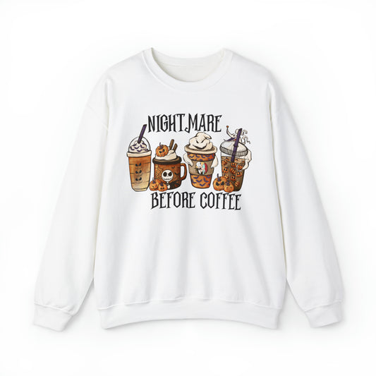 A Nightmare Before Coffee Crewneck Sweatshirt