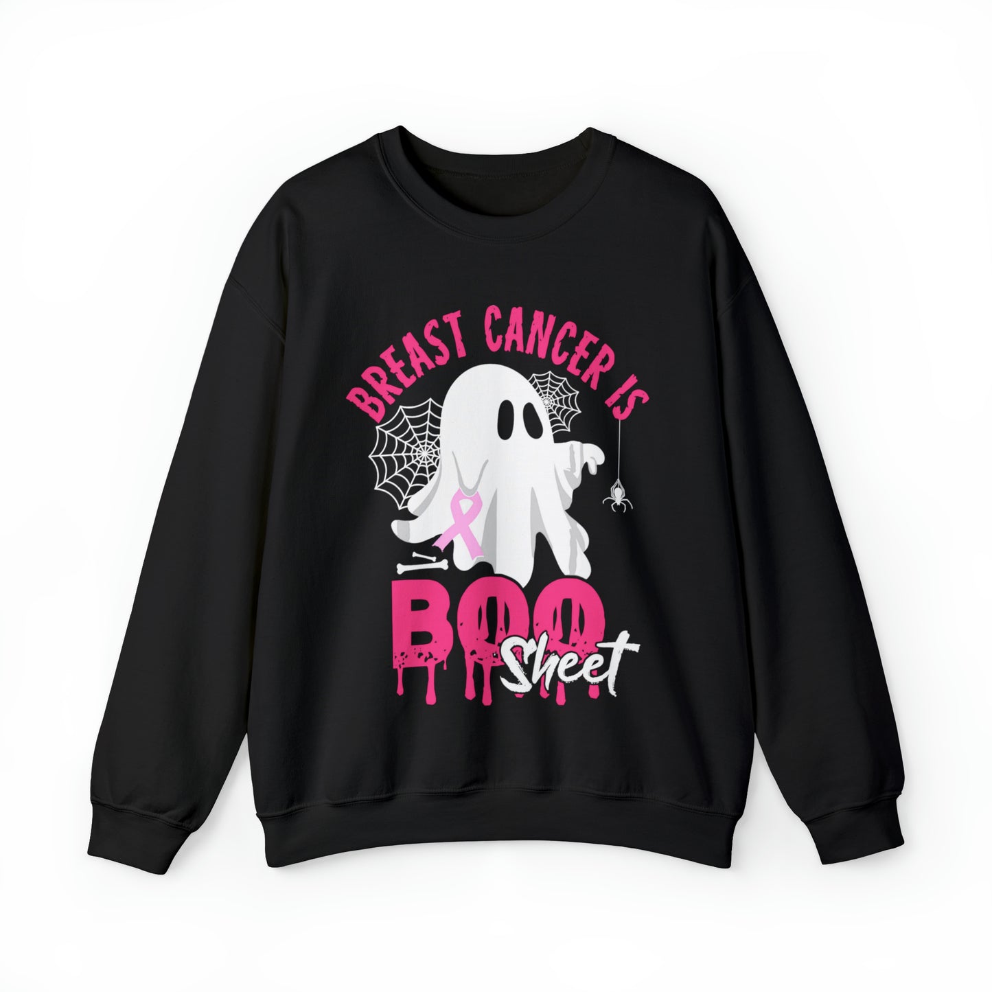 Breast Cancer Is Boo Sheet 2 Crewneck Sweatshirt