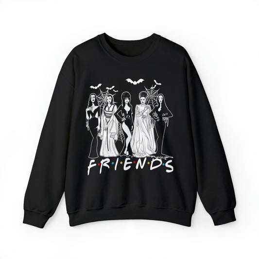 Friends Halloween Sweatshirt, Horror Movie Characters Sweatshirt, Horror Characters Friends Sweatshirt, Halloween Horror Characters Sweatshirt, Halloween Crewneck Sweatshirt