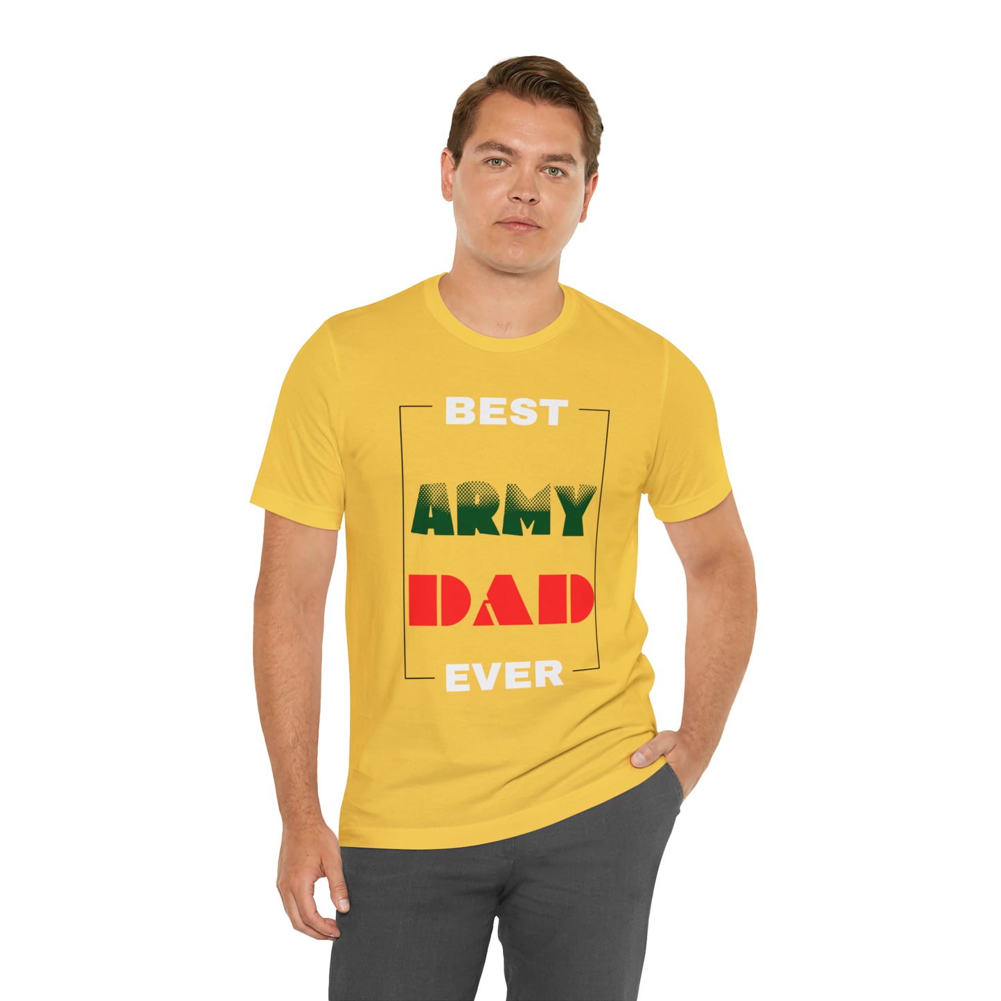 Best Dad Ever (ARMY) T-Shirt Gift for Father's Day, Father, Son, Birthday, Any Occasion