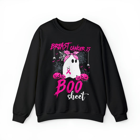 Breast Cancer Is Boo Sheet Crewneck Sweatshirt