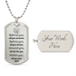 With In You Graduation Dog Tag