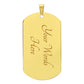 With In You Graduation Dog Tag