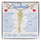To My Soulmate | You Are The Best | Flower Name Necklace