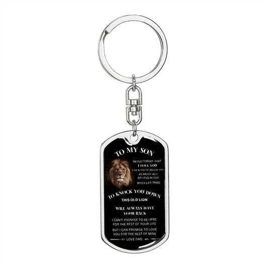 To My Son | Never Forget | Dog Tag