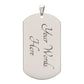 To My Son Stronger | Dog Tag