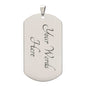 To My Son | Never Forget | Dog Tag