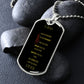 To My Son Stronger | Dog Tag
