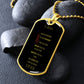 To My Son Stronger | Dog Tag
