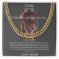To My Son Stand Tall | Cuban Link Necklace